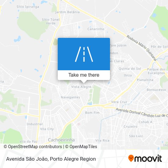 Avenida São João map