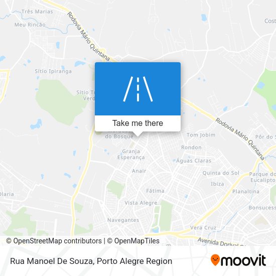 Rua Manoel De Souza map