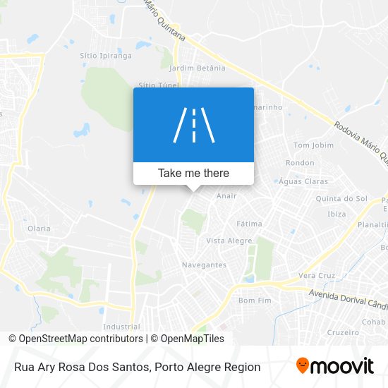 Rua Ary Rosa Dos Santos map