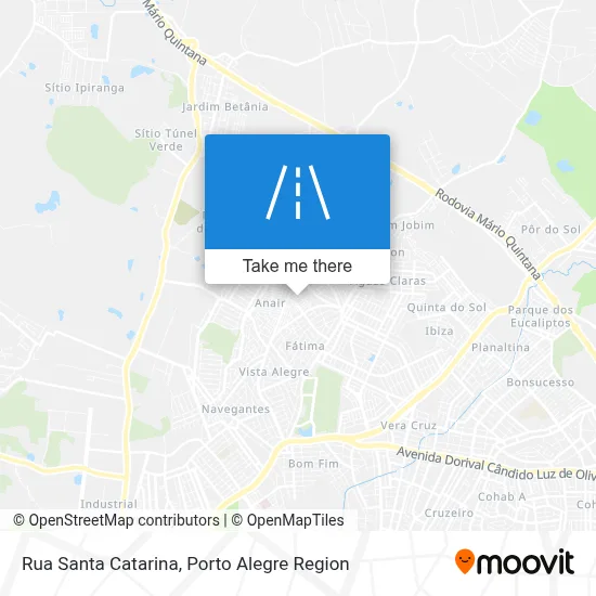 Rua Santa Catarina map