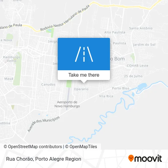 Rua Chorão map
