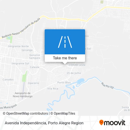 Avenida Independência map