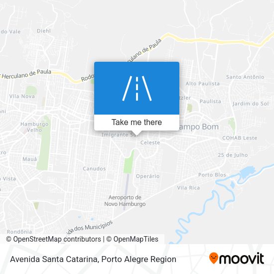 Avenida Santa Catarina map