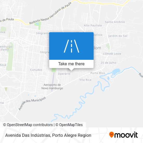 Avenida Das Indústrias map