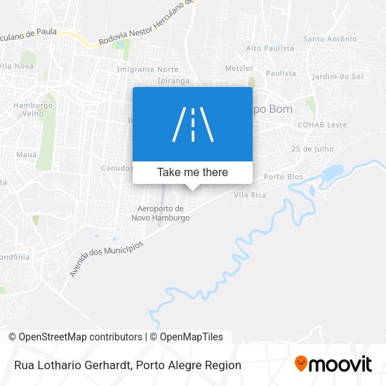 Rua Lothario Gerhardt map
