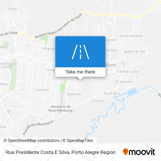 Rua Presidente Costa E Silva map