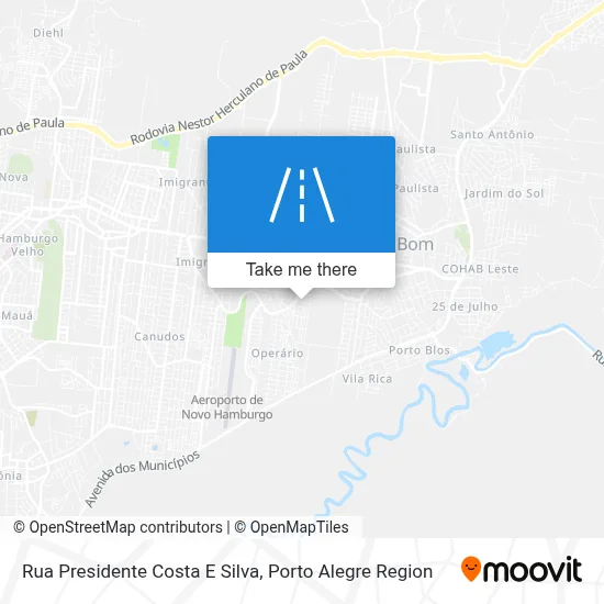 Rua Presidente Costa E Silva map