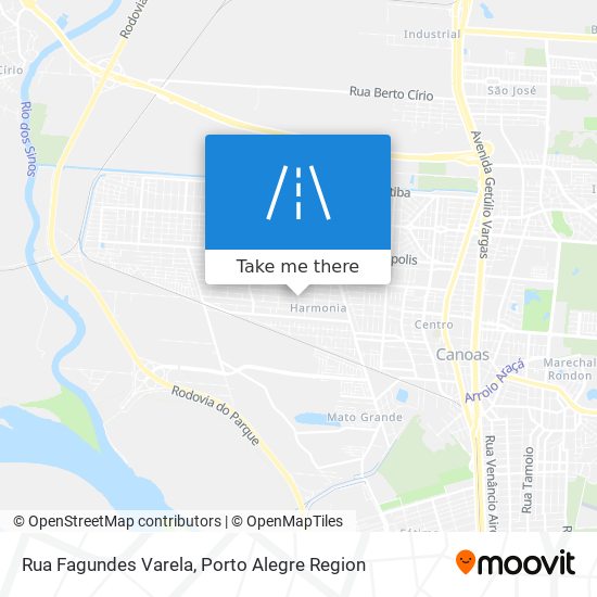 Mapa Rua Fagundes Varela