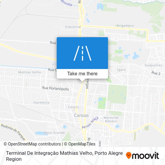 Terminal De Integração Mathias Velho map