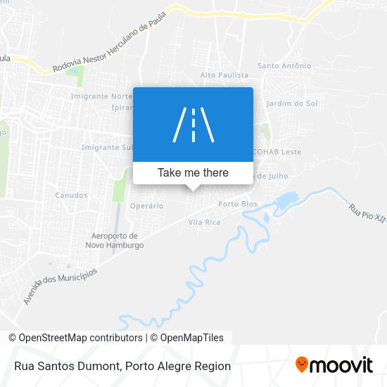 Rua Santos Dumont map