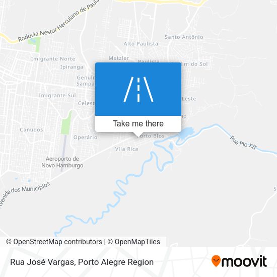 Rua José Vargas map