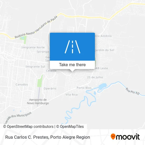 Rua Carlos C. Prestes map