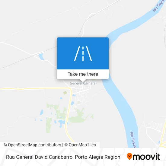 Rua General David Canabarro map