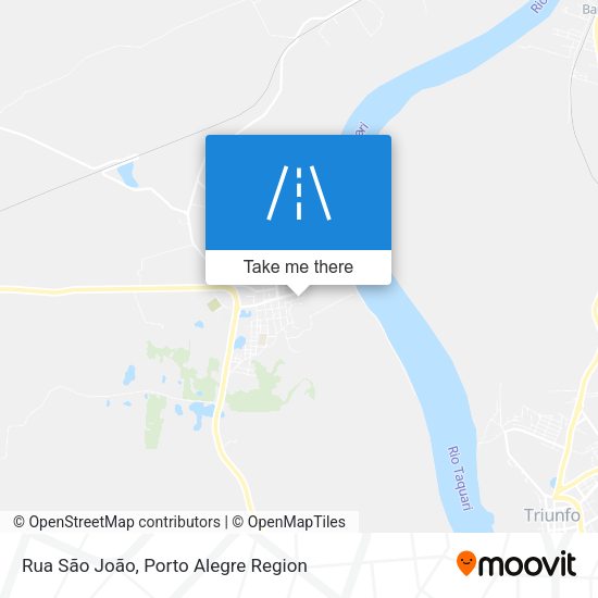 Rua São João map