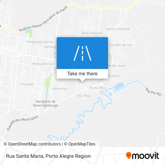 Rua Santa Maria map