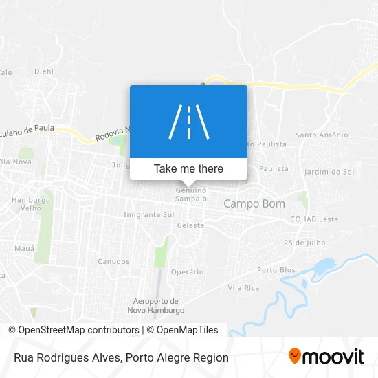 Rua Rodrigues Alves map