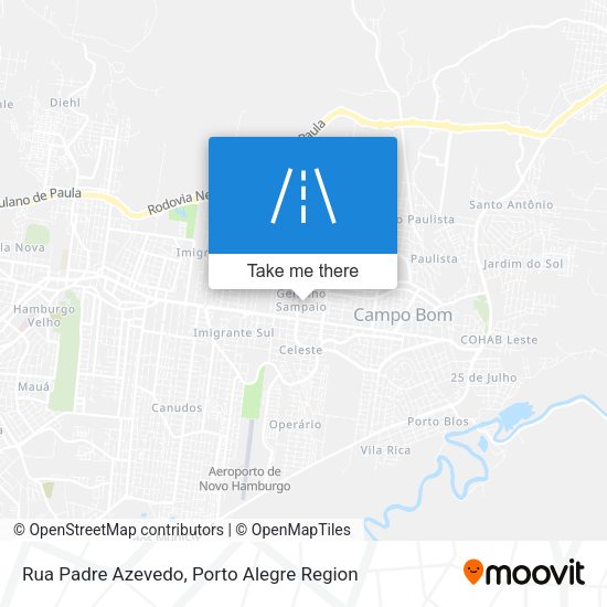 Rua Padre Azevedo map