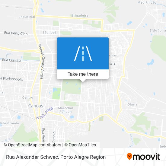 Rua Alexander Schwec map