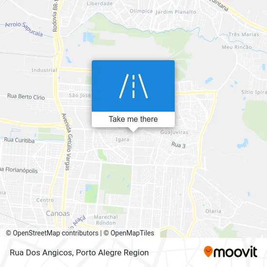 Rua Dos Angicos map