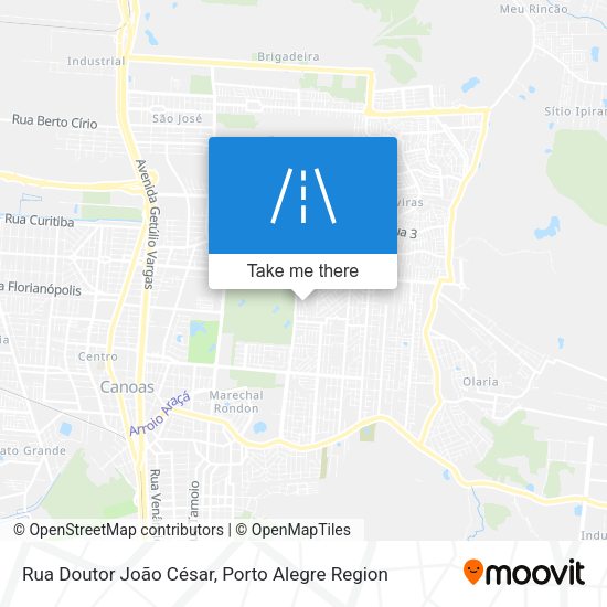 Rua Doutor João César map