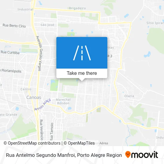 Rua Antelmo Segundo Manfroi map