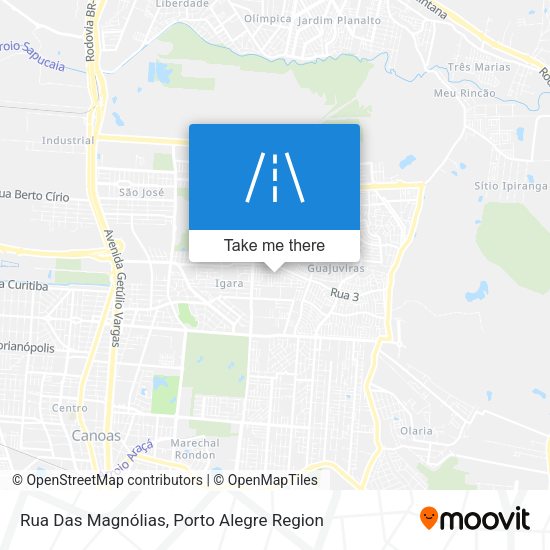 Rua Das Magnólias map