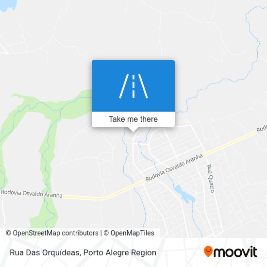 Rua Das Orquídeas map