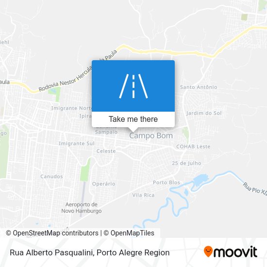 Rua Alberto Pasqualini map