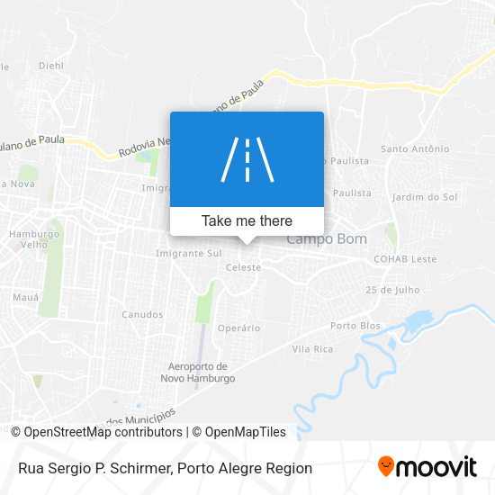 Rua Sergio P. Schirmer map
