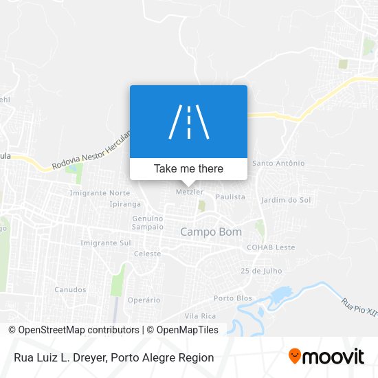Rua Luiz L. Dreyer map