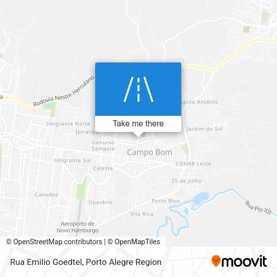 Rua Emilio Goedtel map