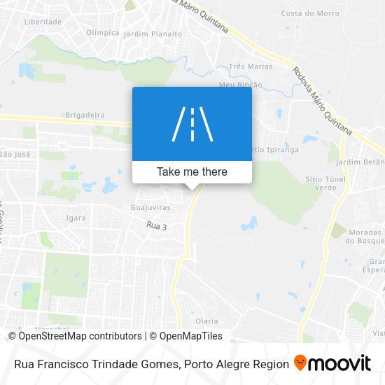 Rua Francisco Trindade Gomes map