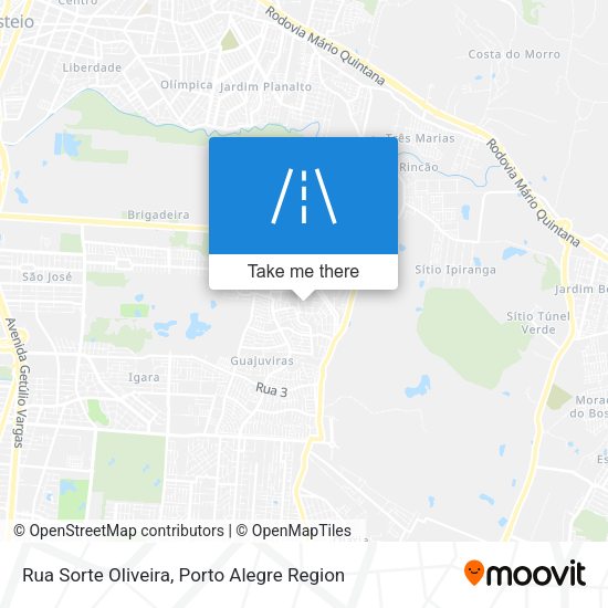 Rua Sorte Oliveira map