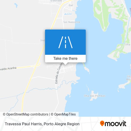 Travessa Paul Harris map
