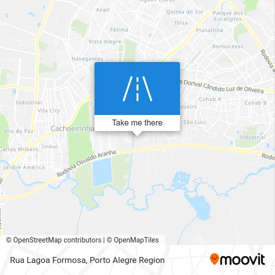 Rua Lagoa Formosa map
