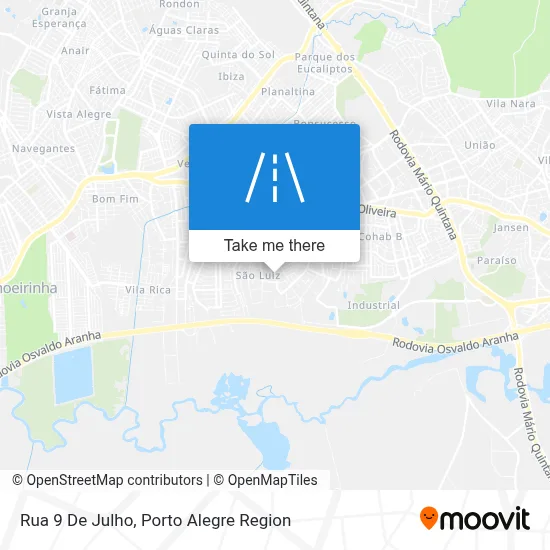 Rua 9 De Julho map