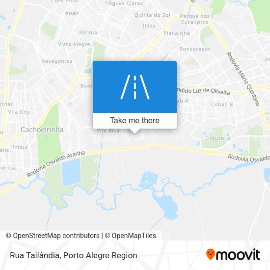 Rua Tailândia map