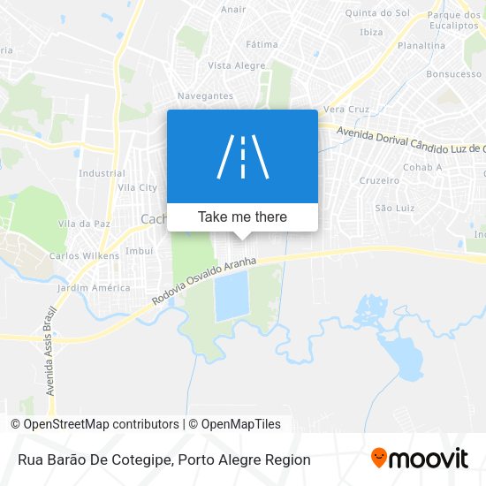 Rua Barão De Cotegipe map