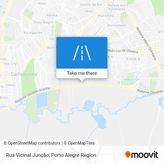 Rua Vicinal Junção map