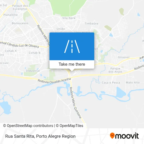 Rua Santa Rita map