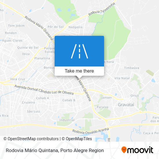 Rodovia Mário Quintana map