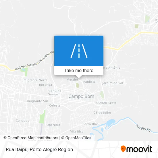 Rua Itaipu map