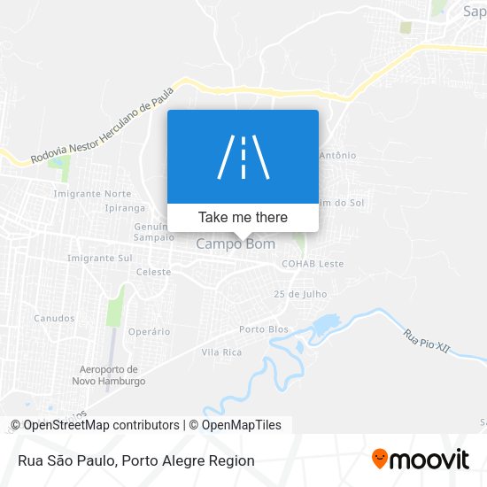 Rua São Paulo map