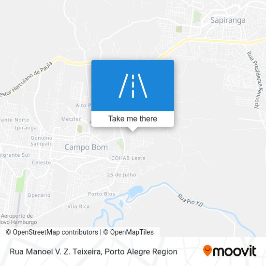 Rua Manoel V. Z. Teixeira map