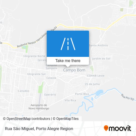Rua São Miguel map