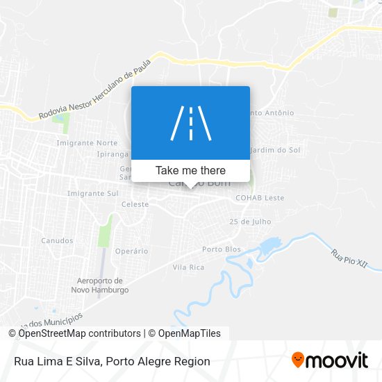 Rua Lima E Silva map