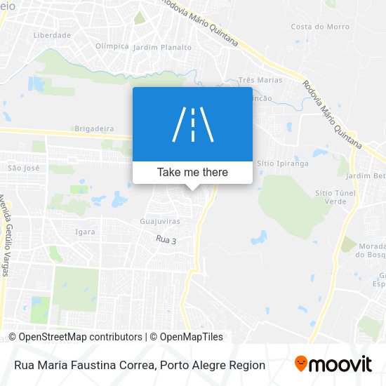 Rua Maria Faustina Correa map