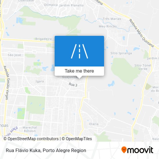Rua Flávio Kuka map