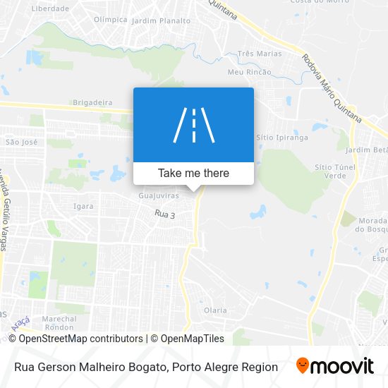 Rua Gerson Malheiro Bogato map