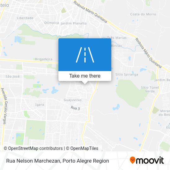 Rua Nelson Marchezan map